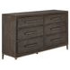 Montclair Vail Toffee Leather Upholstered Panel Bedroom Set