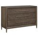 Montclair Vail Toffee Leather Upholstered Panel Bedroom Set