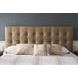 Montclair Vail Toffee Leather King Upholstered Panel Bed