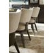Montclair Silken Fog Upholstered Klismos Back Side Chair Set of 2