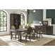 Montclair Cocoa Extendable Rectangular Dining Room Set