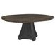 Montclair Cinder and Cocoa Extendable Round Dining Room Set