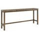 Montclair Brindle and Smoked Gold Rectangular Travertine Top Console Table with Stools