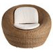 Azure Nomad Snow Performance Fabric Sea Pod Swivel Chair