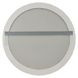 Azure White Coral Round Wall Mirror