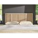 Oasis Dockside and Cross Hatch Cane Queen Panel Bed