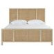 Oasis Dockside and Cross Hatch Cane King Panel Bed
