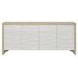 Oasis Dockside and White Wave 4 Door Credenza