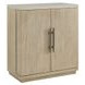 Oasis Dockside Natural Tan Oak and White 2 Door Bar Cabinet with LED
