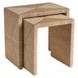 Azure Abaca Nesting Table