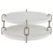 Azure Shoreline Round Chain Link Occasional Table Set