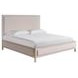 Oasis Nomad Snow Performance Fabric Tidal Upholstered Panel Bedroom Set