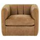 Vesta Winchester Sycamore Leather Upholstered Swivel Chair