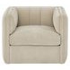 Vesta Silken Fog Upholstered Swivel Chair