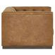 Quinn Winchester Sycamore Leather Upholstered Swivel Chair