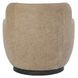 Chloe Nehir Caribou Leather Upholstered Swivel Chair