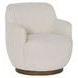 Chloe Colorado Natural Performance Fabric Upholstered Swivel Chair