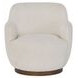 Chloe Colorado Natural Performance Fabric Upholstered Swivel Chair