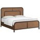 Verge Handcrafted Walnut Woven Panel Bedroom Set