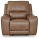 Spear Hill Caramel Leather Zero Gravity Power Recliner with USB Charging