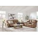Spear Hill Caramel Leather Power Reclining Living Room Set
