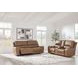 Spear Hill Caramel Leather 81" Zero Gravity Power Reclining Loveseat with USB Charging