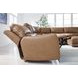 Spear Hill Caramel Leather 6 Piece Modular Power Reclining Sectional with RAF Chaise and USB Charging