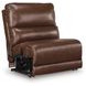 Spear Hill Canyon Leather 6 Piece Modular Power Reclining Sectional with USB Charging and Storage Console