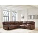 Spear Hill Canyon Leather 5 Piece Modular Power Reclining Sectional with USB Charging