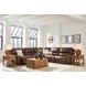 Spear Hill Canyon Leather 5 Piece Modular Power Reclining Sectional with USB Charging