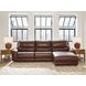 Spear Hill Canyon Leather 3 Piece Modular Reclining Sectional with RAF Chaise and USB Charging