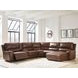 Spear Hill Canyon Leather 6 Piece Modular Power Reclining Sectional with RAF Chaise and USB Charging