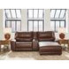 Spear Hill Canyon Leather 3 Piece Modular Power Reclining Sectional with RAF Chaise and USB Charging