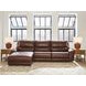 Spear Hill Canyon Leather 3 Piece Modular Reclining Sectional with LAF Chaise and USB Charging