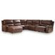 Spear Hill Canyon Leather 6 Piece Modular Power Reclining Sectional with USB Charging and Storage Console