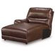 Spear Hill Canyon Leather 6 Piece Modular Power Reclining Sectional with USB Charging and Storage Console