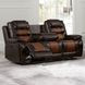 Nikko Brown Power Reclining Living Room Set Power Footrest