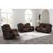 Nikko Brown Power Reclining Living Room Set Power Footrest