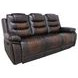 Nikko Brown Power Reclining Living Room Set Power Footrest