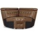 Temmpton Chocolate 4 Piece Reclining Sectional