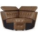 Temmpton Chocolate 4 Piece Reclining Sectional