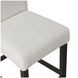 High Line White Upholstered Counter Height Chair Set of 2