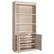 Marlowe Polished Limestone Bookcase