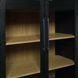 Magnolia Black 4 Door Curio Cabinet