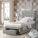Kaycee Rhyan Smoke Fabric Twin Upholstered Bed