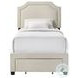 Tropic Beige Twin Upholstered Bed