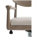 Aventura Beige Leather Office Chair