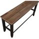 Bermuda Black 54" Counter Height Bench