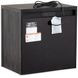 Kinsley Black Heron 2 Drawer Nightstand with USB Charging