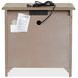 Claremont Smokey Taupe 3 Drawer Nightstand with USB Charging
